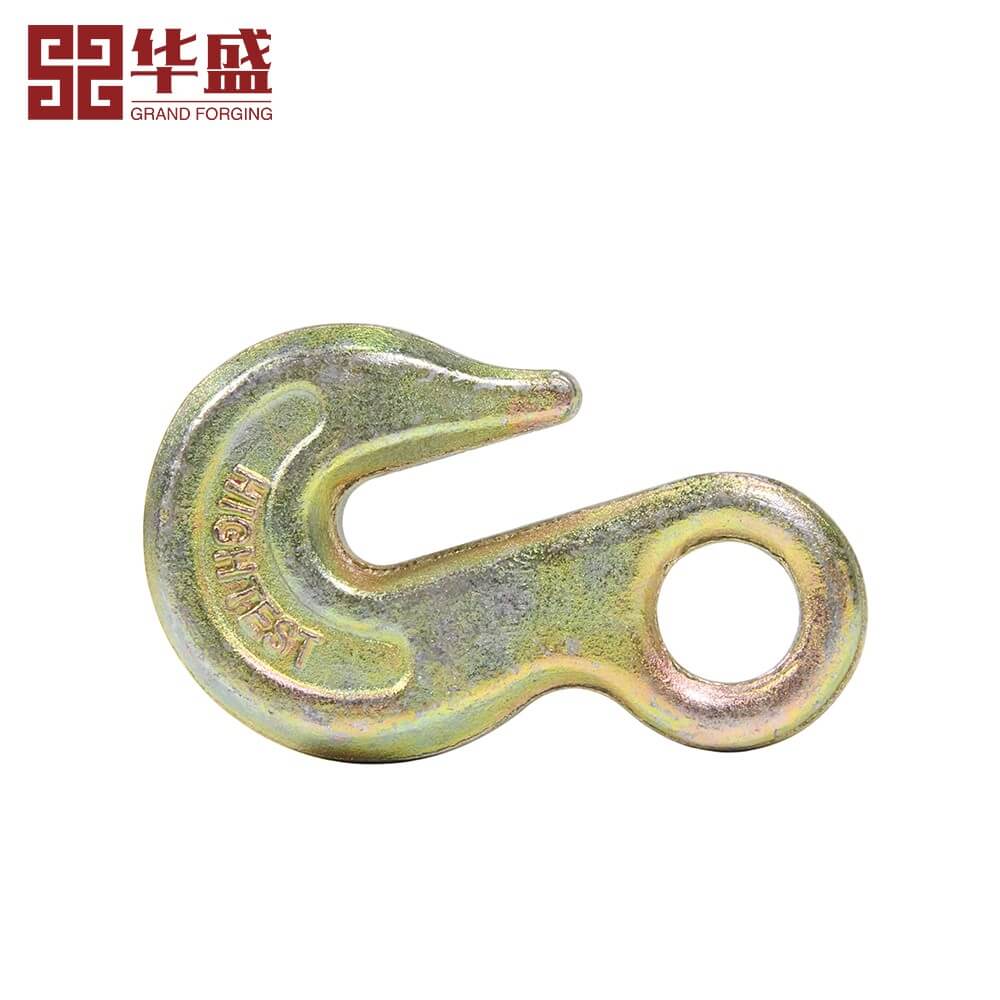 Drop Forged Carbon Steel Galvanized Eye Grab Hook