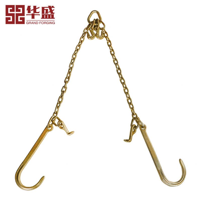 Hot Sale Alloy Steel Binder Transport Chain with Ring and Hook for Transmission