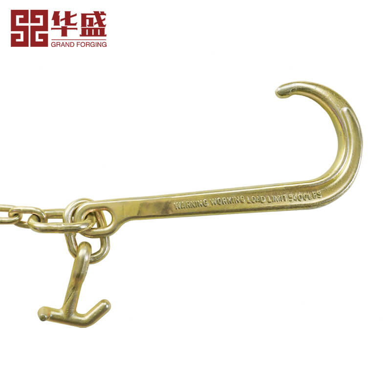 Hot Sale Alloy Steel Binder Transport Chain with Ring and Hook for Transmission